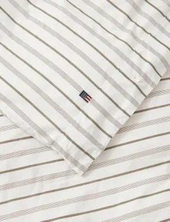 Lexington Home Striped Cotton Poplin Bed Set - Påslakanset| Sängtextilier