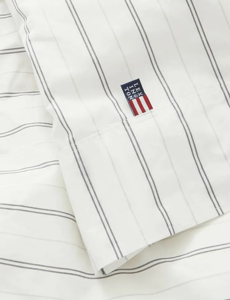 Lexington Home Sängtextilier|Striped Cotton Poplin Duvet Cover - Påslakan