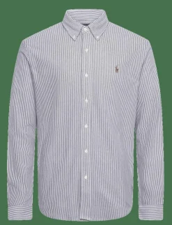 Polo Ralph Lauren Skjortor|Striped Knit Oxford Shirt - Oxford-skjortor