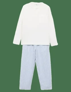 Barn Mango Sovplagg|Striped long pyjamas - Set