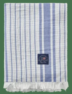 Lexington Home Kuddar & Filtar|Striped Organic Cotton Throw - Filtar & Plädar