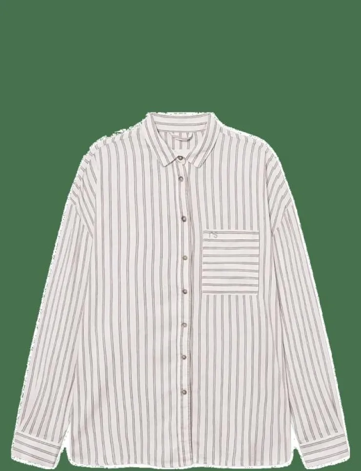 Rethinkit Studios Striped Shirt PJ - Skjortor|Kvinnor Toppar & T-Shirts