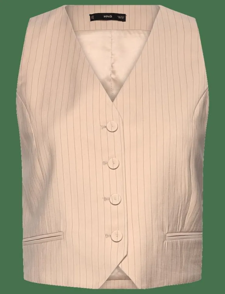 Mango Striped suit waistcoat - Kavajer|Kvinnor Kavajer