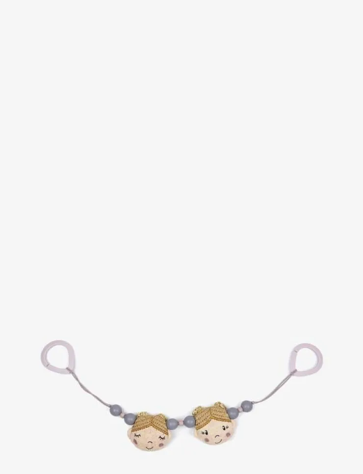 Barn Smallstuff Barnvagnar & Tillbehör|Stroller chain, knittet, ballerina - Leksak för barnvagnen