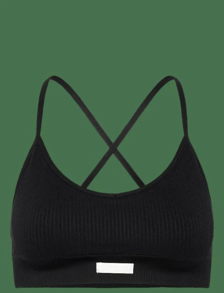 Kvinnor Björn Borg Sport-Bh|STUDIO SEAMLESS RIBBED STRAP BRA - Sport BH:ar