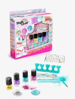 Style 4 Ever Glitter Nail Art Kit - Smink|Barn Maskeradkläder & Tillbehör