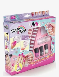 Barn Style 4 Ever Maskeradkläder & Tillbehör|Pro Tips Nail Art Kit - Smink