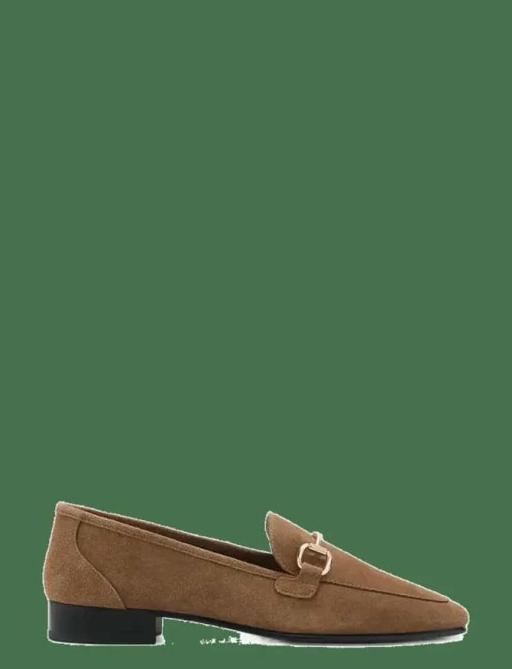 Mango Suede moccasins with buckle - Loafers|Kvinnor Loafers