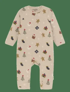 Minymo Suit LS AOP - Långärmad bodysuit|Barn Bodysuits