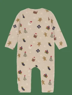 Minymo Suit LS AOP - Långärmad bodysuit|Barn Bodysuits