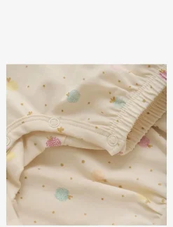 Barn Minymo Bodysuits|Suit SS AOP - Kortärmad bodysuit