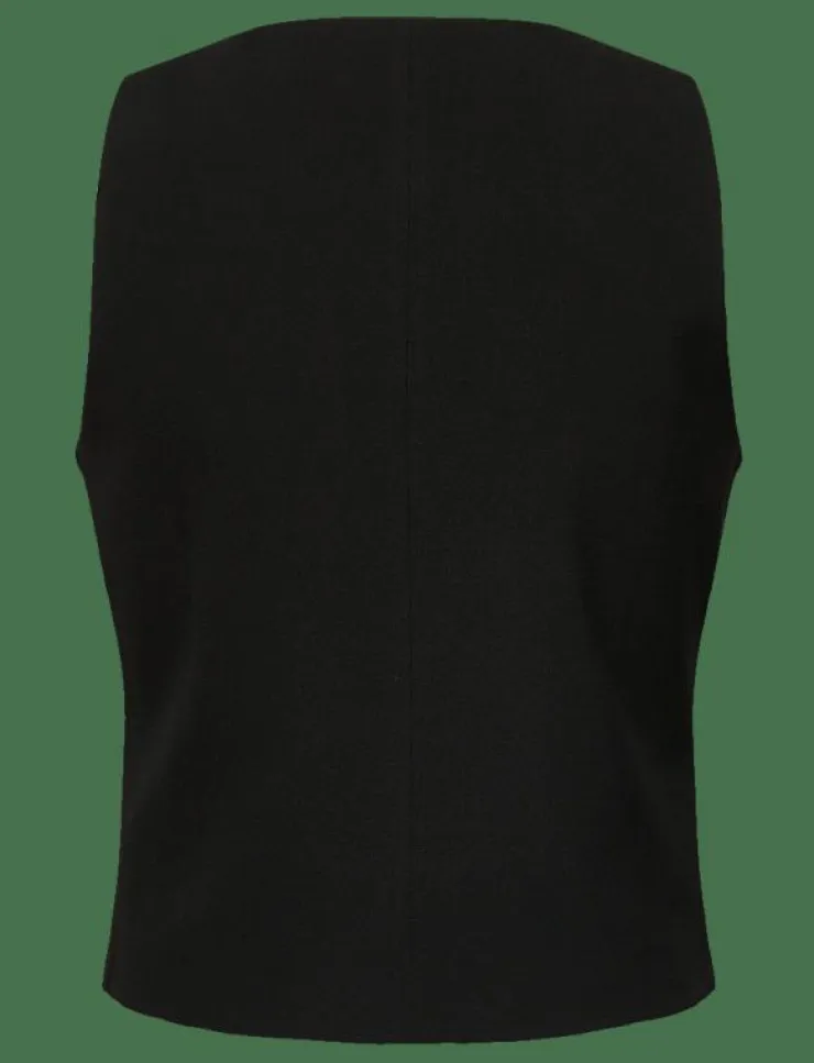 Mango Suit waistcoat with buttons - Stickade västar|Kvinnor Västar