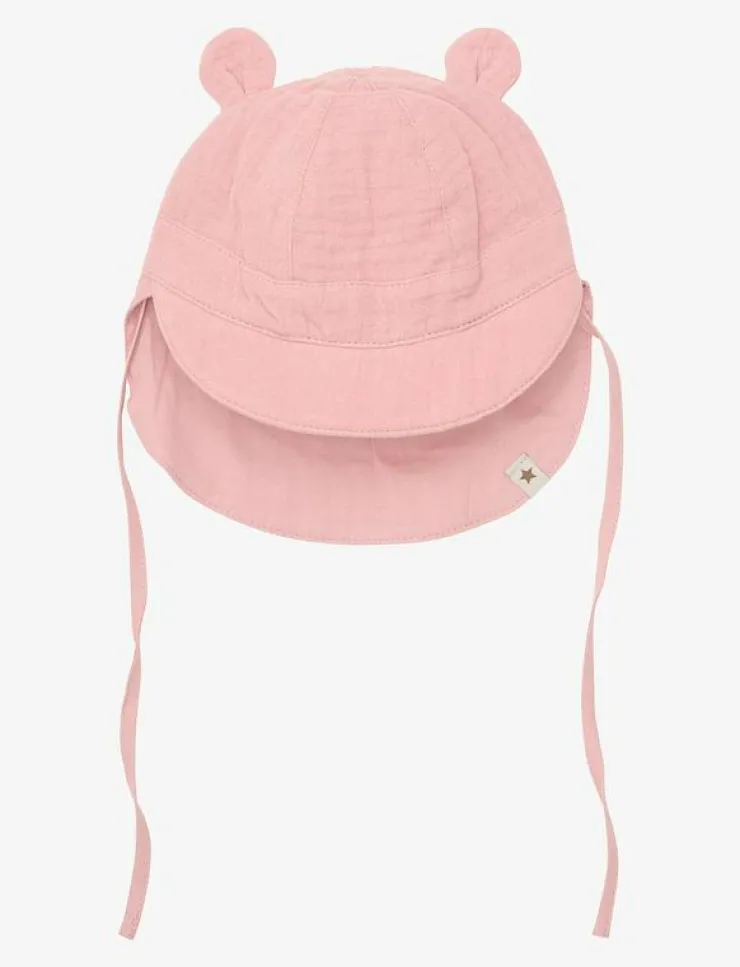 Huttelihut Summer Hat Ears Muslin - Solhatt|Barn Solhattar
