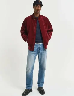 GANT SUPERFINE LAMBSWOOL C-NECK - Rundhalsad| Stickat