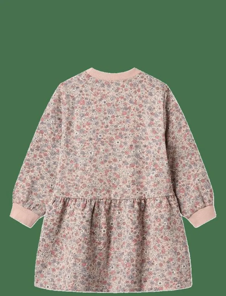 Barn Wheat Klänningar & Kjolar|Sweat Dress L/S Zenia - Långärmade vardagsklänningar