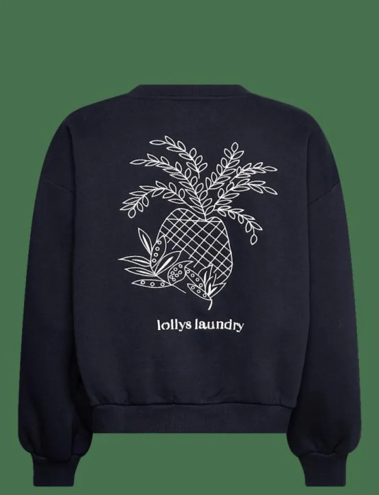 Kvinnor Lollys Laundry Sweatshirts|SydneyLL Pineapple Sweatshirt LS - Sweatshirts