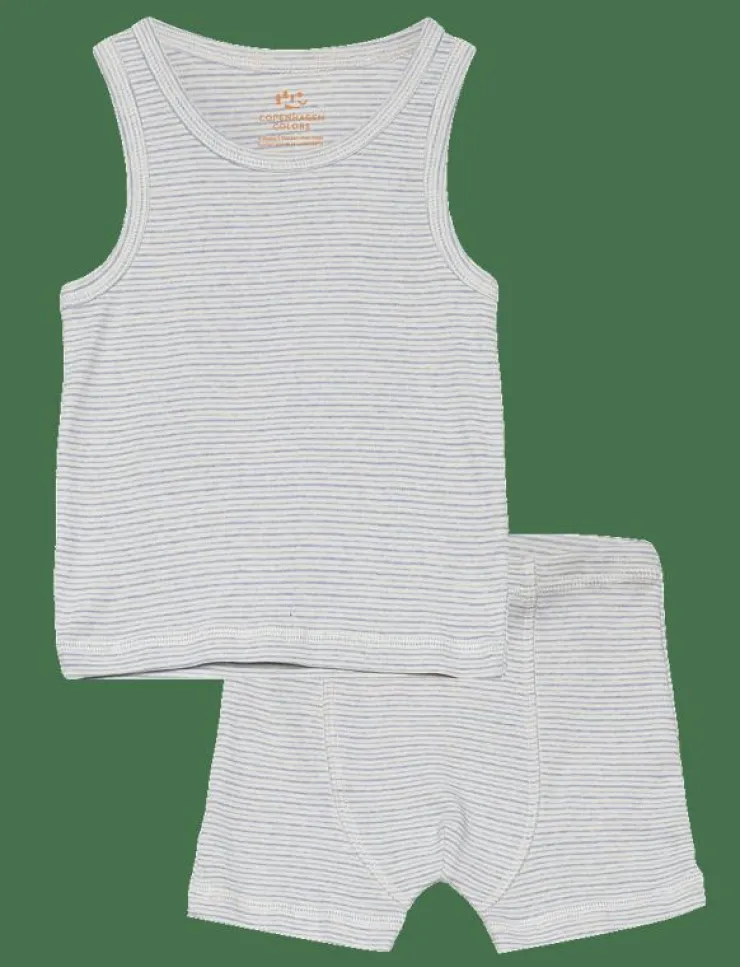 Copenhagen Colors TANK-TOP AND BOXERSHORTS STRIPED - Underklädesset|Barn Underkläder