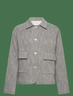 Naja Lauf TAO JACKET ROUGH 2-TONE - Overshirts|Kvinnor Overshirts