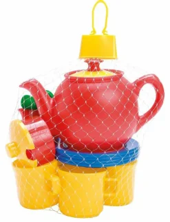 Dantoy TEA SET IN NET L:19 CM 17 PCS - Leksakskök & Tillbehör|Barn Leksakskök & Tillbehör