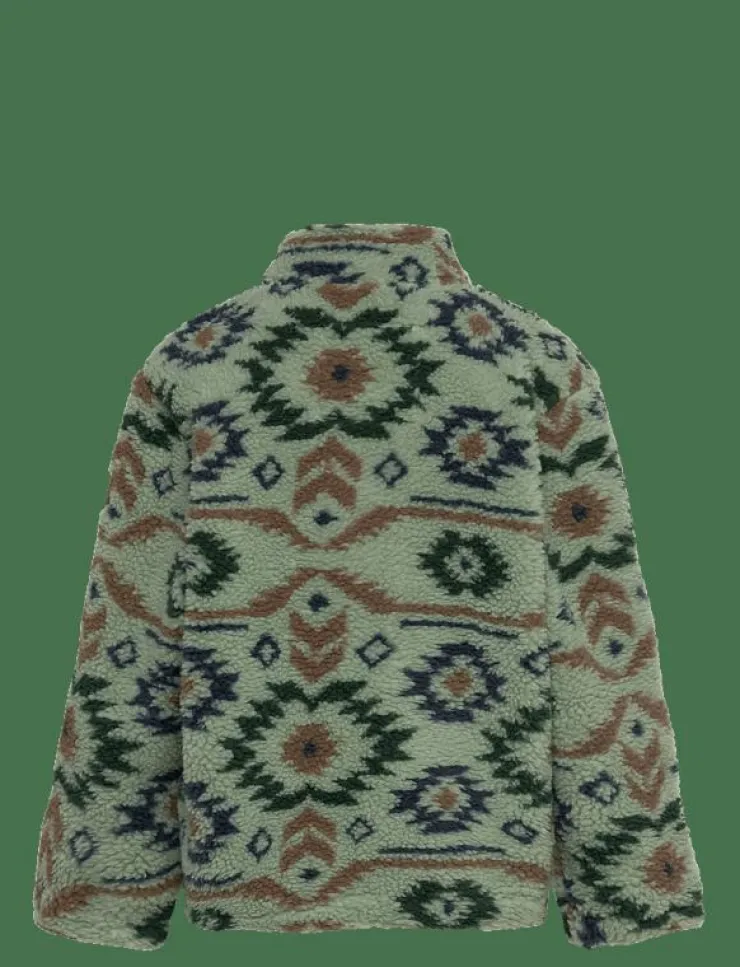 mikk-line Teddy Mix Jacket AOP - Jackor|Barn Fleecekläder