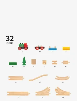 Barn BRIO Leksaksfordon & Bilar|65th Anniversary Train Set - Tågbanor