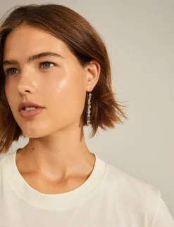 Pilgrim THANKFUL long chain earrings - Hängande örhängen|Kvinnor Smycken