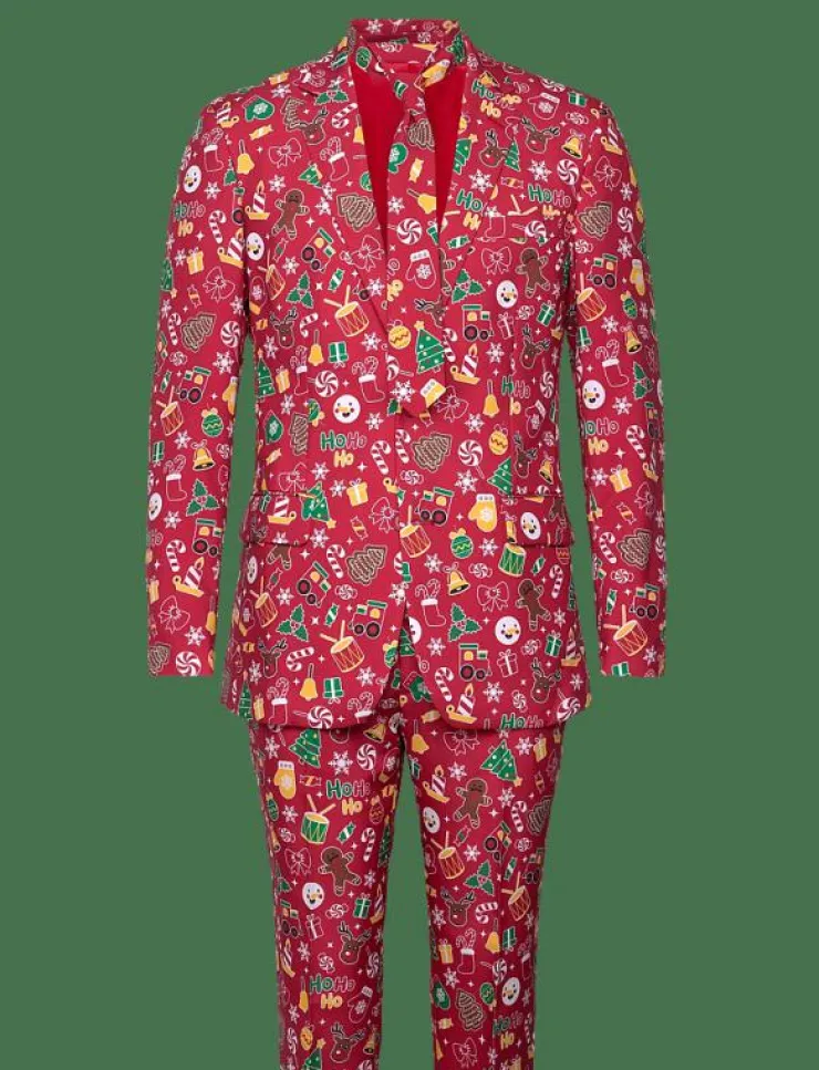 Happy Seasons The Awesome Christmas Suit Rød - Kostymer| Kostymer & Kavajer