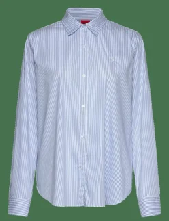 Kvinnor HUGO Blusar & Skjortor|The Essential Shirt - Långärmade