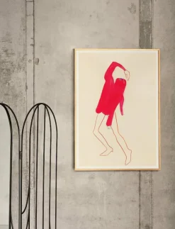 Paper Collective Posters & Ramar|The Pink Pose - 30x40 cm - Illustrationer