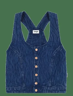 Kvinnor Wrangler Denimkläder|Västar|THE SHIRT - Jeansvästar
