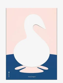 Brainchild Posters & Ramar|The Swan pink parer clip - Posters