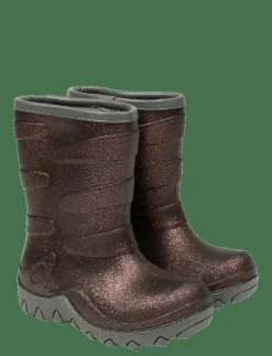 mikk-line Thermal Boot - Glitter - Höga gummistövlar|Barn Regnkläder|Gummistövlar
