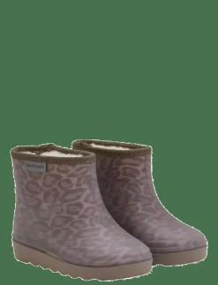 Barn En Fant Gummistövlar|Thermo Boots Short Print - Fodrade Gummistövlar
