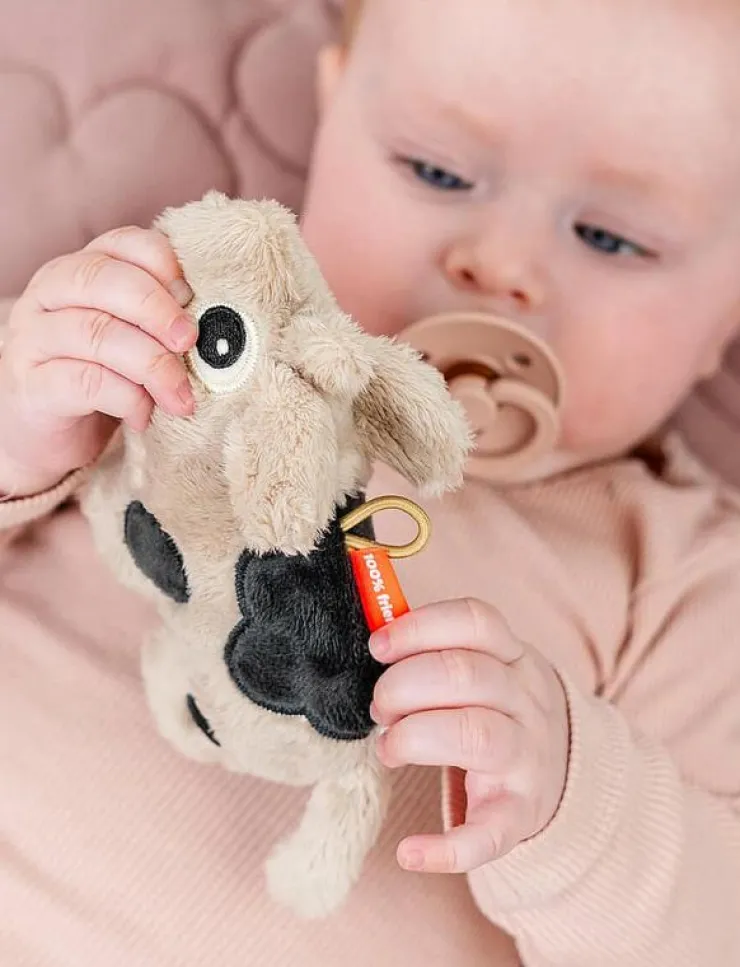 Done by Deer Tiny sensory rattle Dotti - Skallror|Barn Babyleksaker|Babyleksaker