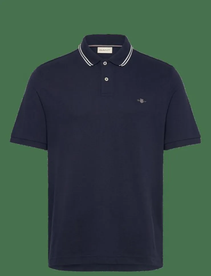GANT TIPPING COLLAR SS POLO - Kortärmade pikéer| Pikéer