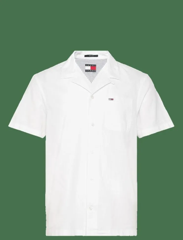 Tommy Jeans TJM LINEN BLEND CAMP SS EXT - Linneskjortor| Skjortor