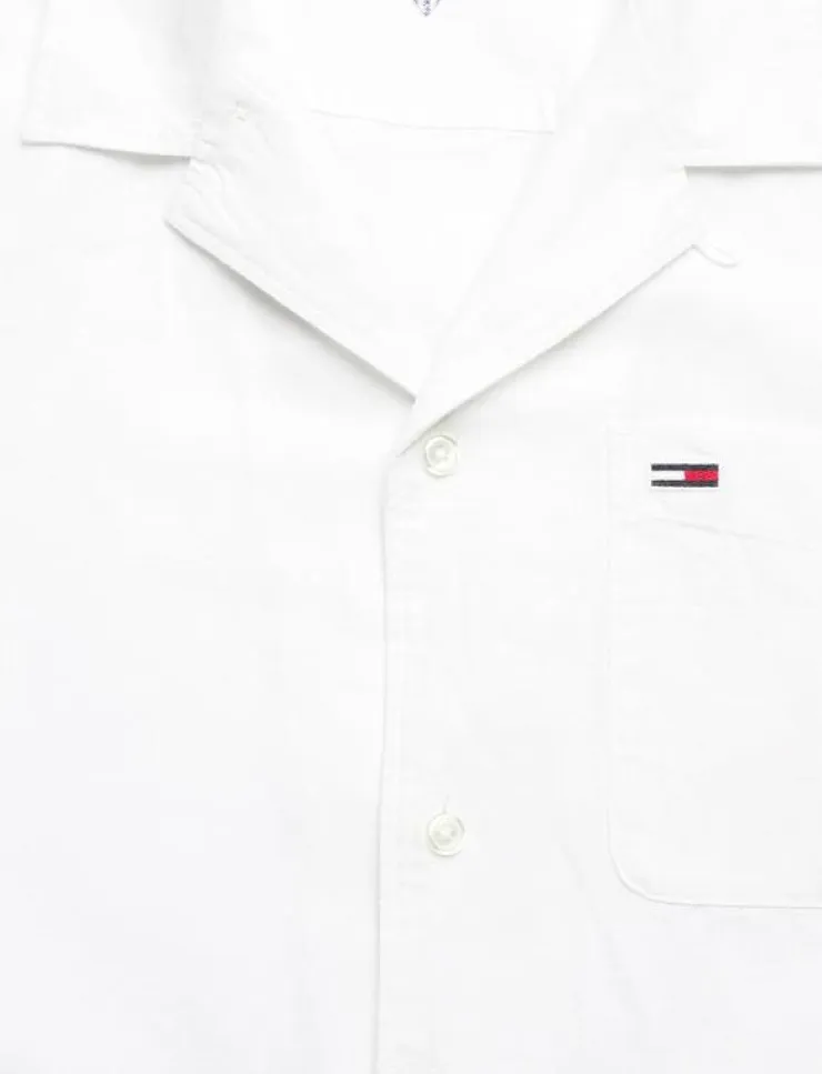 Tommy Jeans TJM LINEN BLEND CAMP SS EXT - Linneskjortor| Skjortor
