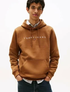 Tommy Jeans Sweatshirts & Huvtröjor|TJM REG LINEAR LOGO HOODIE EXT - Hoodies