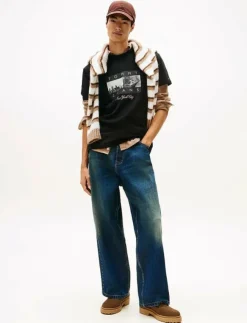 Tommy Jeans T-Shirts|TJM REG PHOTO FLAG SS TEE - Kortärmad t-shirt