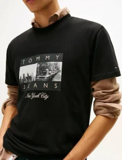 Tommy Jeans T-Shirts|TJM REG PHOTO FLAG SS TEE - Kortärmad t-shirt
