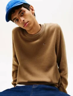 Tommy Jeans Stickat|TJM SLIM ESS SWEATER EXT - Rundhalsad