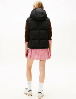Kvinnor Tommy Jeans Västar|TJW ALASKA GRID DOWN VEST - Vadderade västar