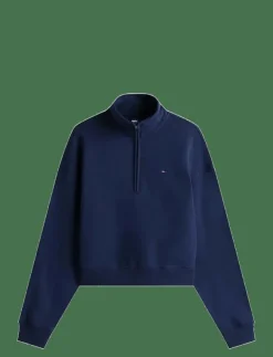 Tommy Jeans TJW BXY S-FLAG 1/4 ZIP - Sweatshirts|Kvinnor Sweatshirts
