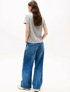 Kvinnor Tommy Jeans T-Shirts & Toppar|TJW REG GRADIENT FLAG SS - T-shirts
