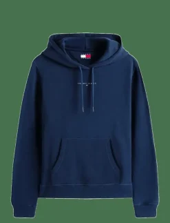 Kvinnor Tommy Jeans Sweatshirts|TJW REG LINEAR HOODIE EXT - Huvtröjor