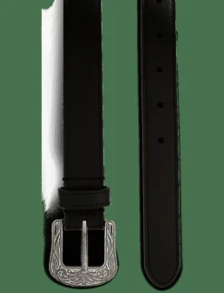 Kvinnor Lauren Ralph Lauren Bälten|Tooled-Buckle Leather Belt - Skärp