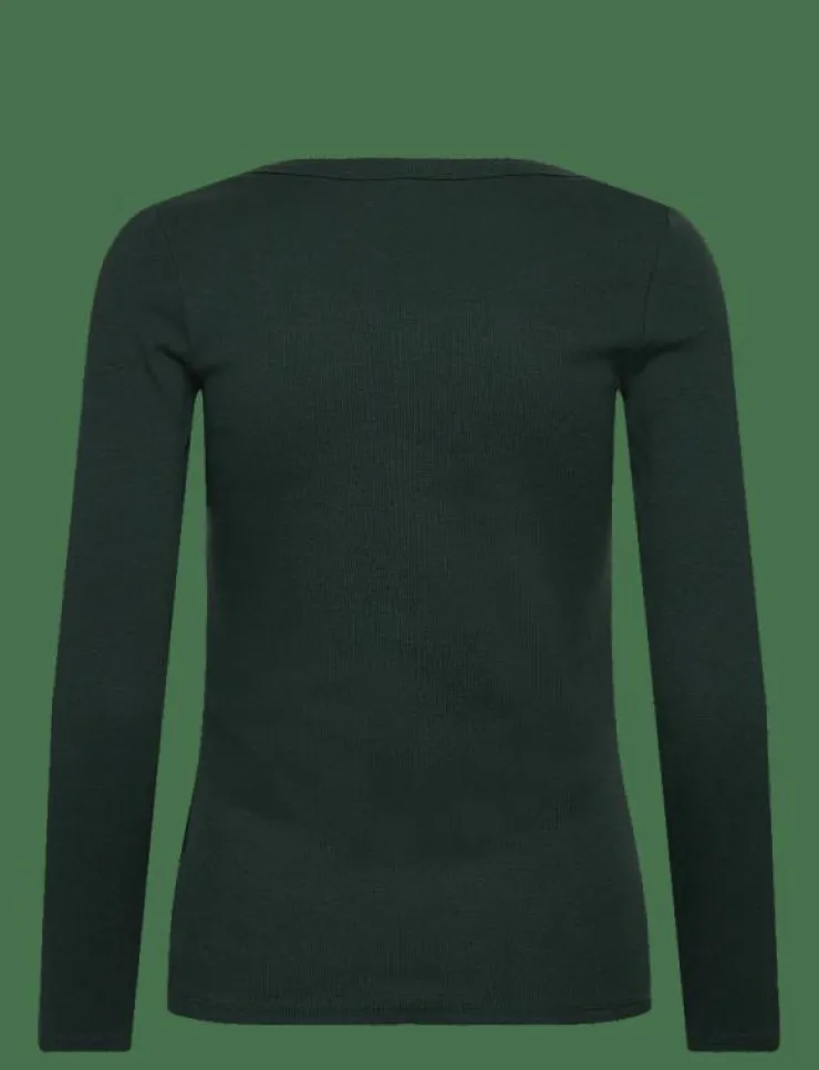 Hunkemöller TOP LS CREW RIB COTTON - Överdelar|Kvinnor Pyjamas & Loungewear