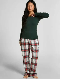 Hunkemöller TOP LS CREW RIB COTTON - Överdelar|Kvinnor Pyjamas & Loungewear