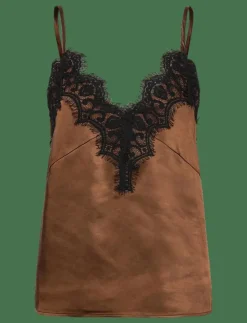 Kvinnor Coster Copenhagen Pyjamas & Loungewear|Top with lace detail - Överdelar