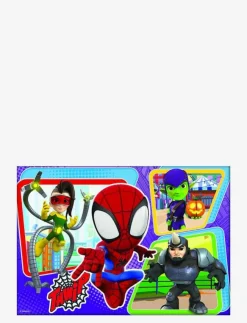 Trefl 4 i 1 12+15+20+24 BIT MARVEL SPIDEY - Klassiska pussel|Barn Pussel & Spel